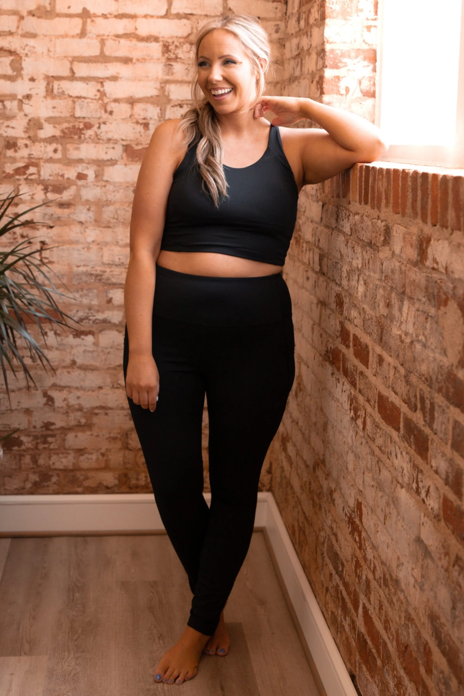 Came Here For Me Leggings, Black 8 Came Here For Me Leggings, Black - Image 6