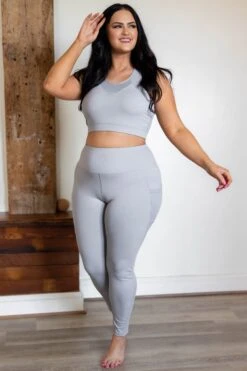 Came Here For Me Leggings, Slate -Chic Soul Store CameHereForMeLeggings Slate 7