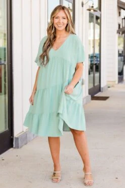 Can You Do This Dress, Sage 12 Can You Do This Dress, Sage -Chic Soul Store CanYouDoThisDress Sage 4