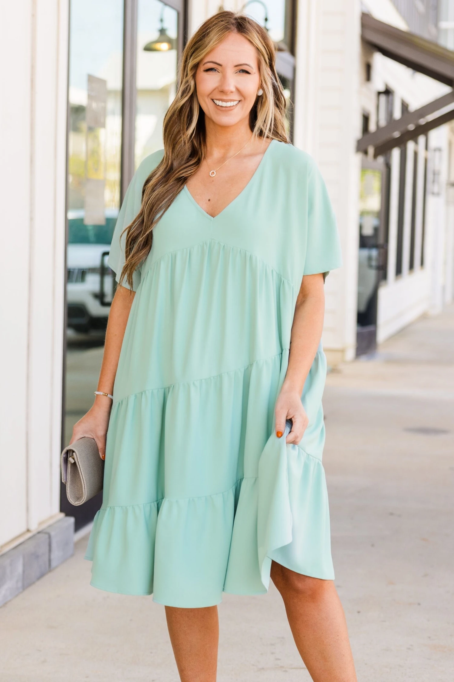 Can You Do This Dress, Sage 4 Can You Do This Dress, Sage - Image 2