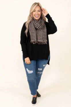 Can't Compete Scarf, Black -Chic Soul Store Can tCompeteScarf Black 7453