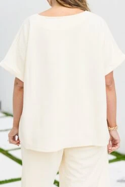 Can't Live Without Top, Ivory -Chic Soul Store Can tLiveWithoutTop Ivory 2