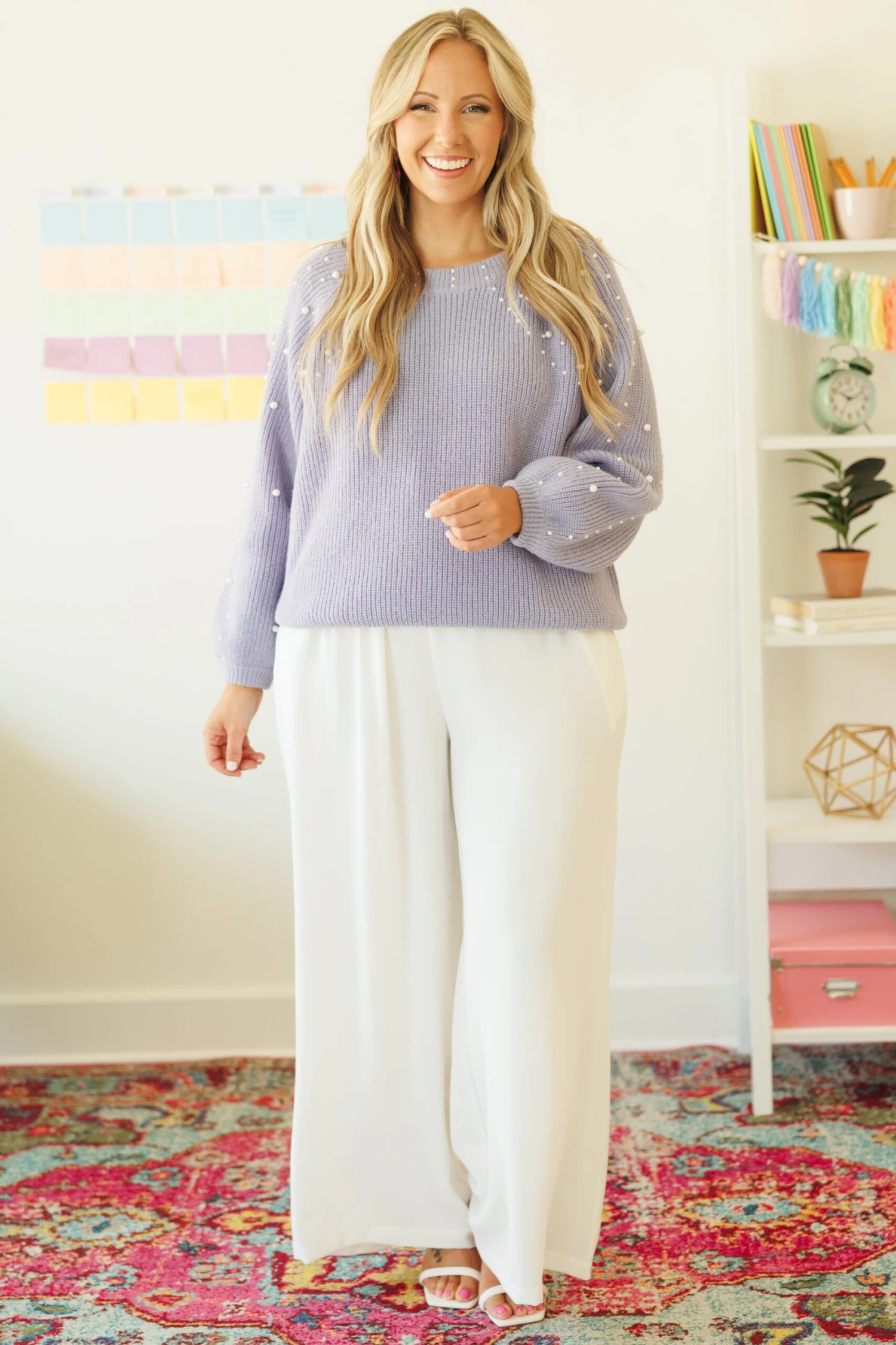 Can't Sit Still Pants, White 4 Can't Sit Still Pants, White - Image 2