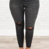 Candle Lit Nights Jeans, Black 2 Candle Lit Nights Jeans, Black -Chic Soul Store CandleLitNightsJeans Black 9815