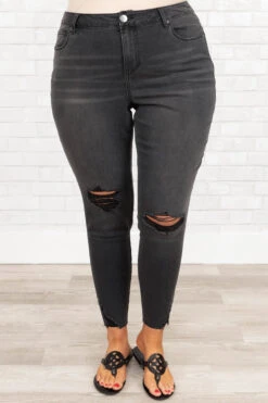 Candle Lit Nights Jeans, Black