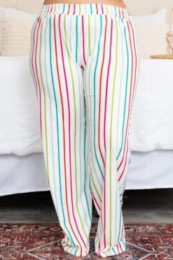 Candy Wonderland Pajama Pants, White