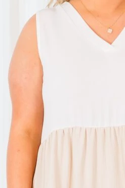 Carnation Dress, Ivory/Mauve -Chic Soul Store CarnationDress Ivory Mauve 3