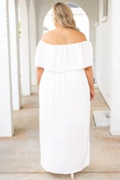 Carried Across The Threshold Dress, White -Chic Soul Store CarriedAcrossTheThresholdDress White 5732