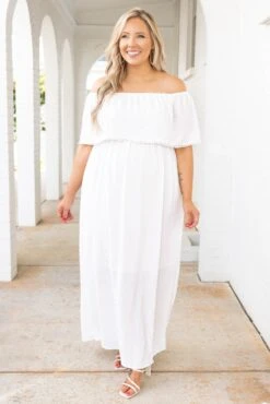Carried Across The Threshold Dress, White -Chic Soul Store CarriedAcrossTheThresholdDress White 5742