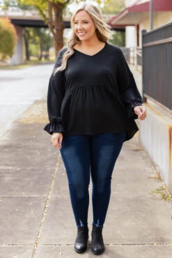 Carry Me Through Top, Black 10 Carry Me Through Top, Black -Chic Soul Store CarryMeThroughTop Black 9191