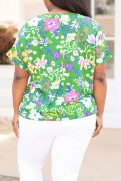 Cast A Spell Top, Green -Chic Soul Store CastASpellTop Green 3