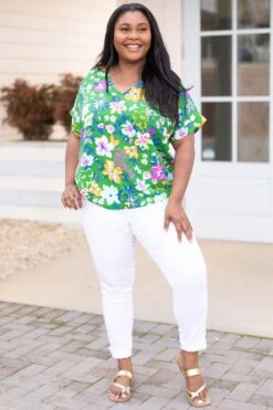 Cast A Spell Top, Green -Chic Soul Store CastASpellTop Green 4