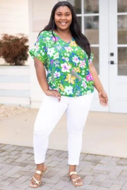 Cast A Spell Top, Green -Chic Soul Store CastASpellTop Green 5