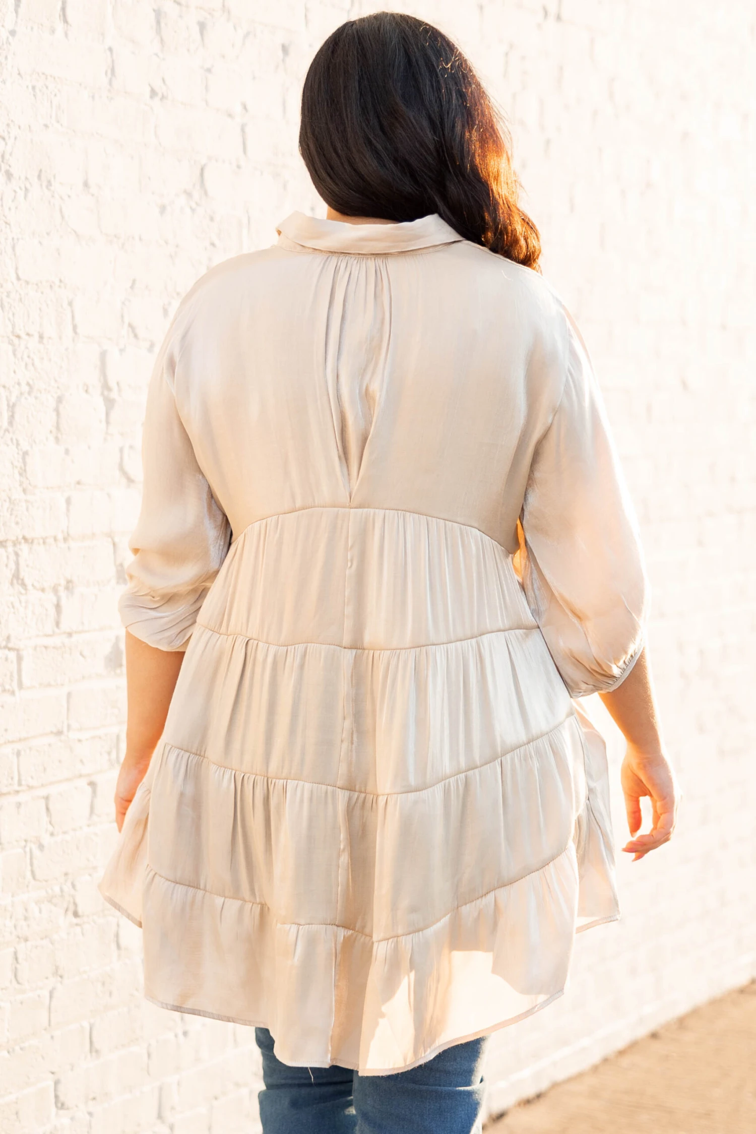 Castle In The Valley Tunic, Warm Sand 7 Castle In The Valley Tunic, Warm Sand - Image 5