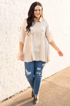 Castle In The Valley Tunic, Warm Sand 9 Castle In The Valley Tunic, Warm Sand -Chic Soul Store CastleInTheValleyTunic WarmSand 0941