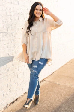 Castle In The Valley Tunic, Warm Sand 10 Castle In The Valley Tunic, Warm Sand -Chic Soul Store CastleInTheValleyTunic WarmSand 0945