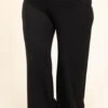 Casual Evenings Pants, Black 1 Casual Evenings Pants, Black -Chic Soul Store CasualEveningsPants Black 2