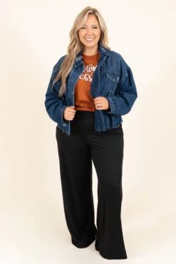 Casual Evenings Pants, Black -Chic Soul Store CasualEveningsPants Black 9890