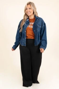 Casual Evenings Pants, Black -Chic Soul Store CasualEveningsPants Black 9892