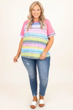 Catch My Flight Top, Pink -Chic Soul Store CatchMyFlightTop Pink 8314 2