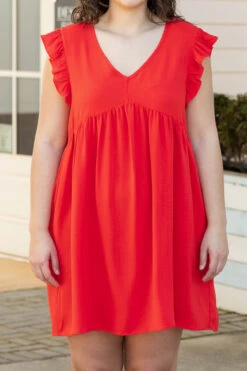 Catch The Sun Dress, Poppy Red 11 Catch The Sun Dress, Poppy Red -Chic Soul Store CatchTheSunDress PoppyRed 9162