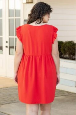 Catch The Sun Dress, Poppy Red 12 Catch The Sun Dress, Poppy Red -Chic Soul Store CatchTheSunDress PoppyRed 9163