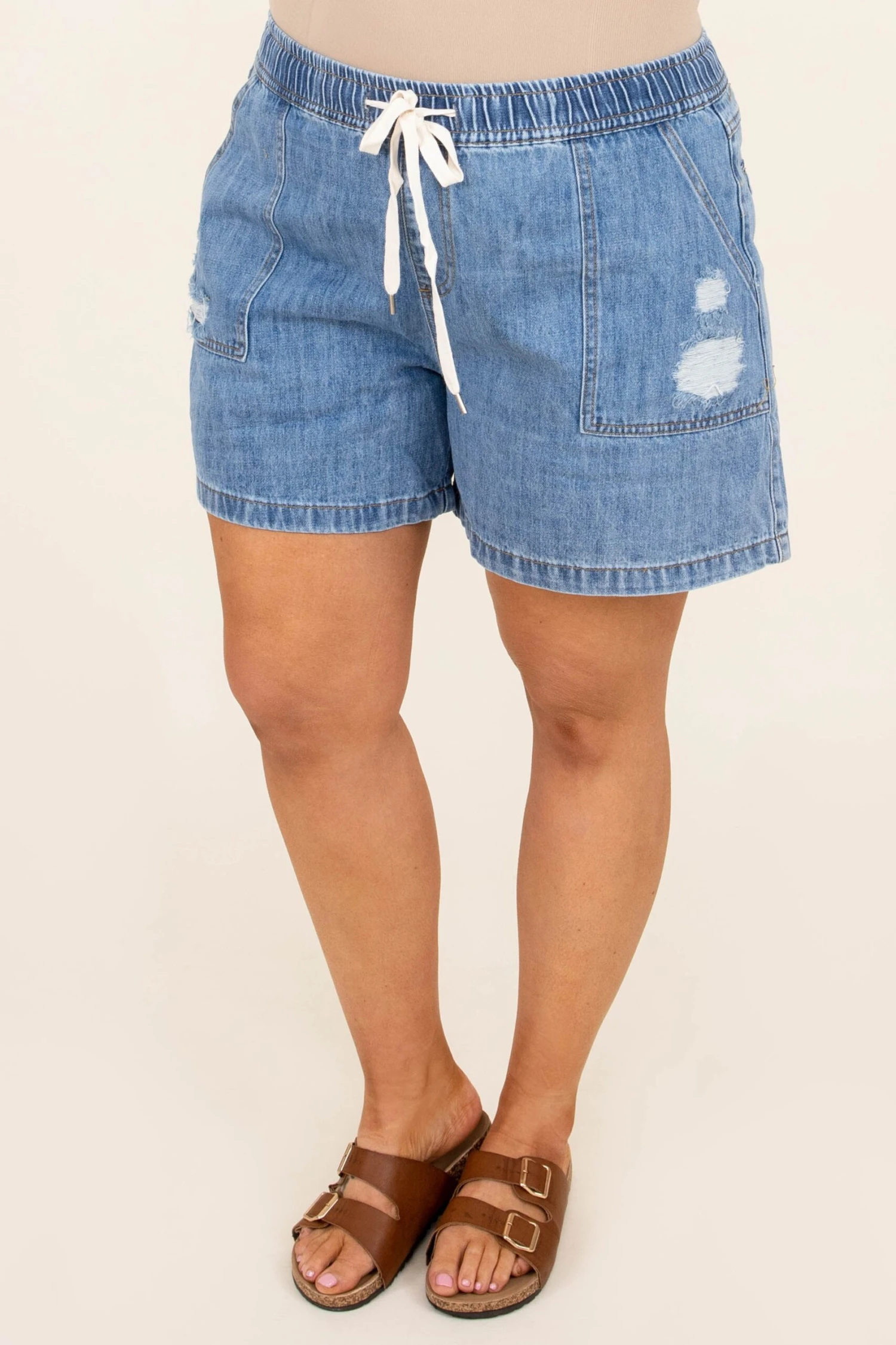 Catch The Tide Shorts, Denim 3 Catch The Tide Shorts, Denim