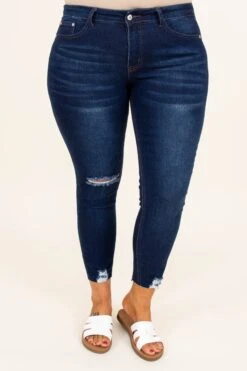 Catwalk Ready Jeggings, Dark Wash -Chic Soul Store CatwalkReadyJeggings DarkWash 2