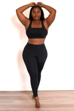 Caught Your Attention Sports Bra, Black -Chic Soul Store CaughtYourAttentionSportsBra 2