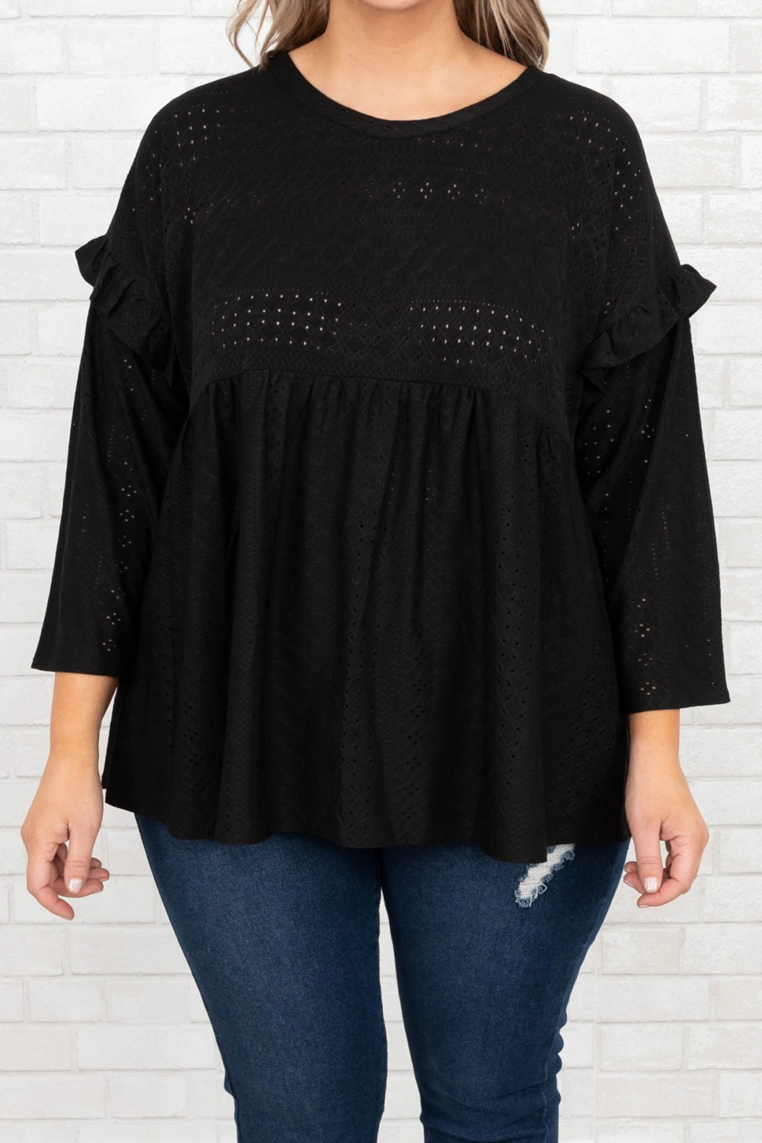 Change Your Plans Top, Black 6 Change Your Plans Top, Black - Image 4