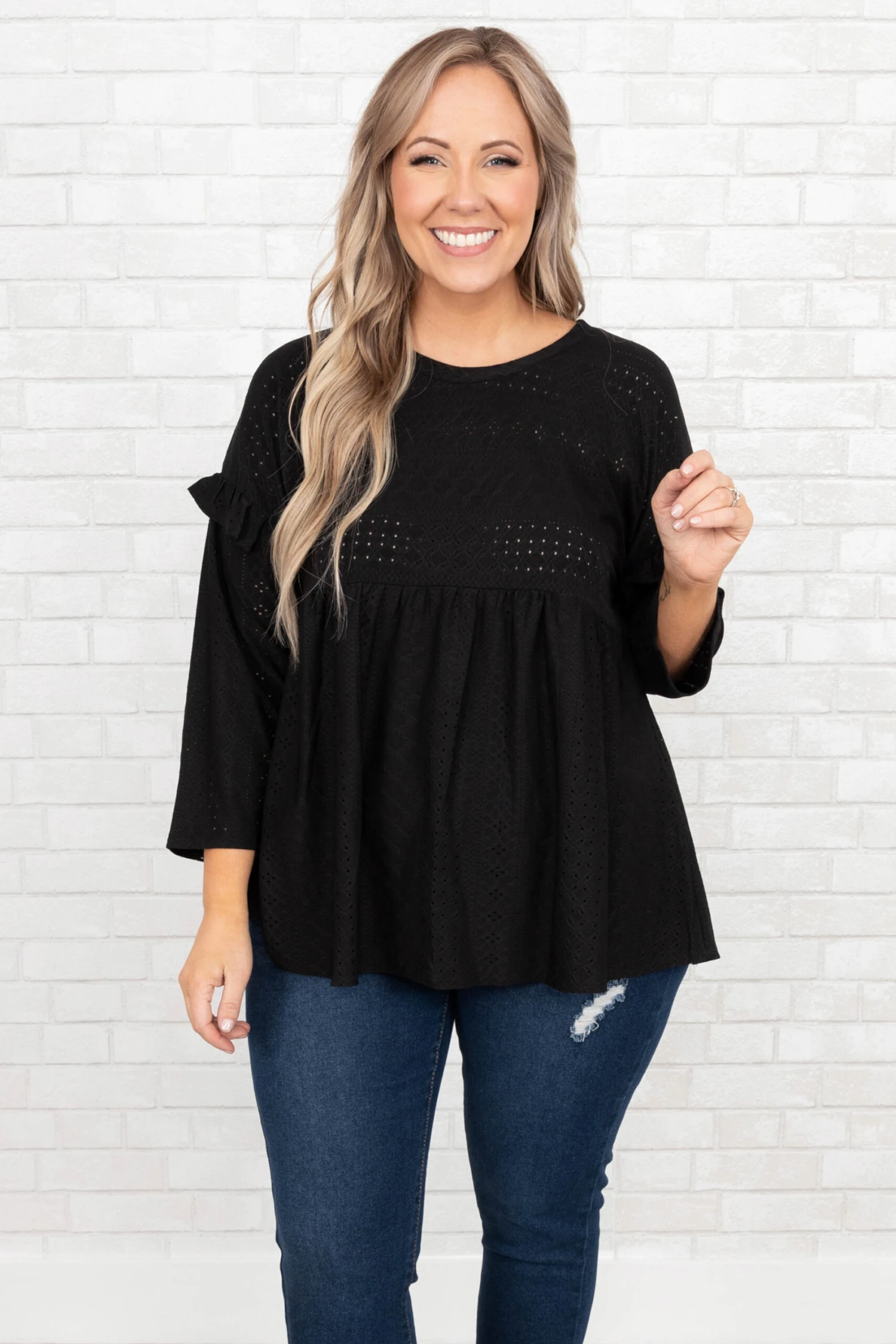 Change Your Plans Top, Black 3 Change Your Plans Top, Black