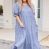 Change Your Tune Dress, Denim -Chic Soul Store ChangeYourTuneDress Denim 5
