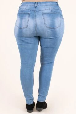 Changing Attitudes Jeggings, Light Wash -Chic Soul Store ChangingAttitudesJeggings LightWash 0327