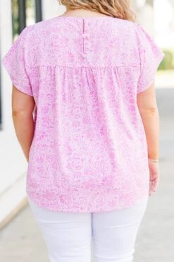 Charitable Love Top, Pink -Chic Soul Store CharitableLoveTop Pink 2