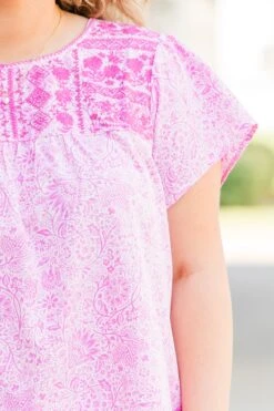 Charitable Love Top, Pink -Chic Soul Store CharitableLoveTop Pink 4