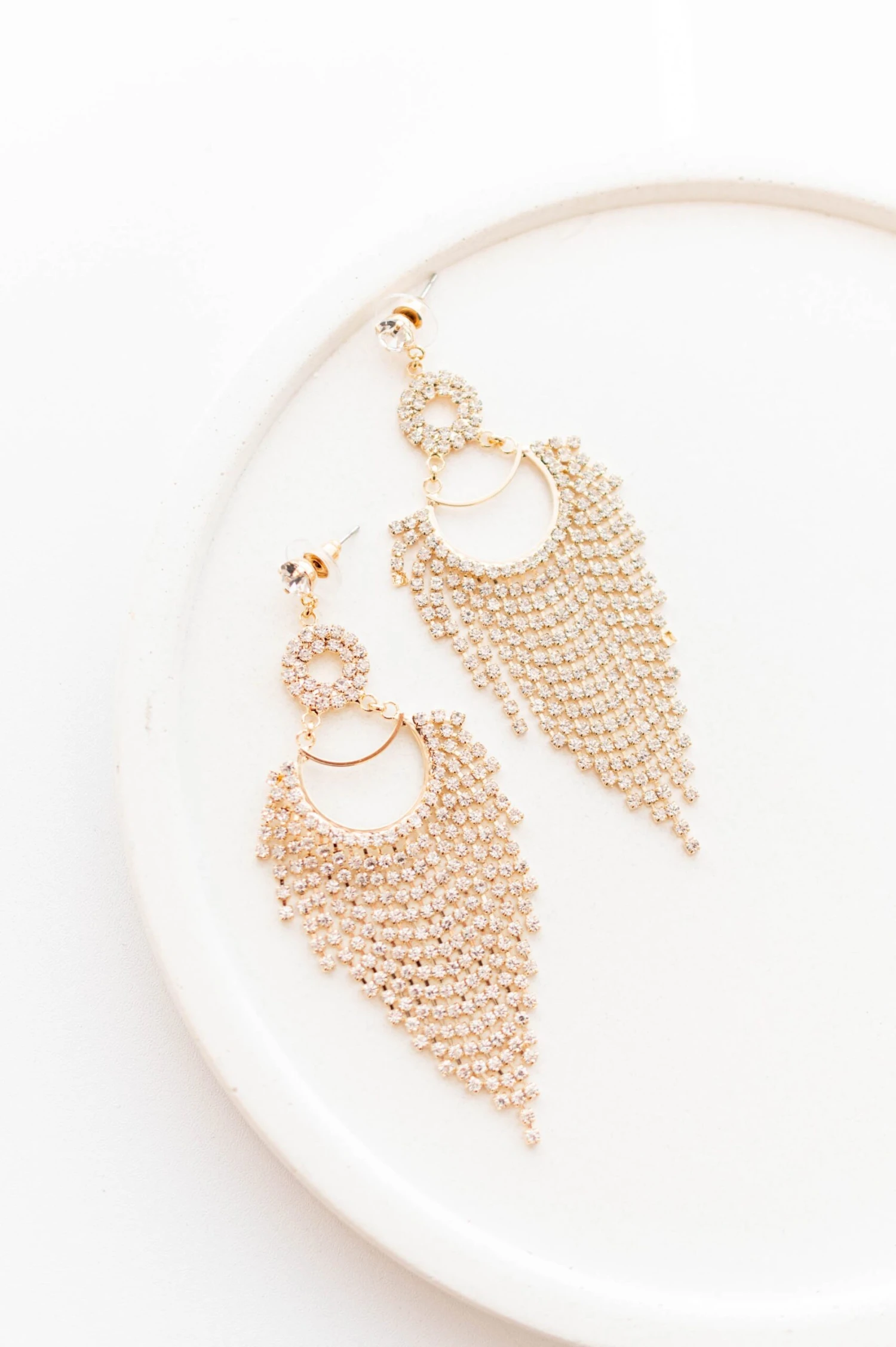 Charmed To Meet You Earrings, Gold 3 Charmed To Meet You Earrings, Gold