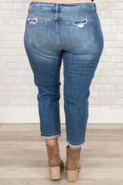 Charming Moments Jeans, Medium Wash -Chic Soul Store CharmingMomentsJeans MediumWash 9839