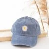 Chasing Daisies Hat, Denim Blue