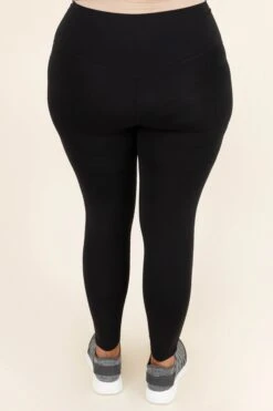 Chasing Goals Leggings, Black -Chic Soul Store ChasingGoalsLeggings Black 9976