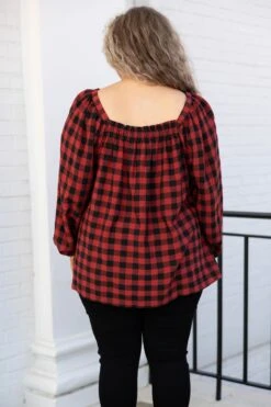 Cheerful Moments Top, Red -Chic Soul Store CheerfulMomentsTop Red