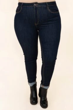 Cherish This Moment Jeggings, Dark Wash
