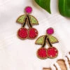 Cherry Sundae Earrings, Red 2 Cherry Sundae Earrings, Red -Chic Soul Store CherrySundaeEarrings Red 7899