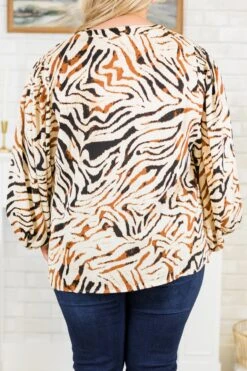 Chic And Cute Blouse, Toffee -Chic Soul Store ChicAndCuteBlouse Toffee 2