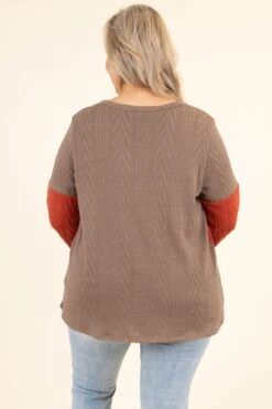Chill Day Top, Mocha -Chic Soul Store ChillDayTop Mocha 9928