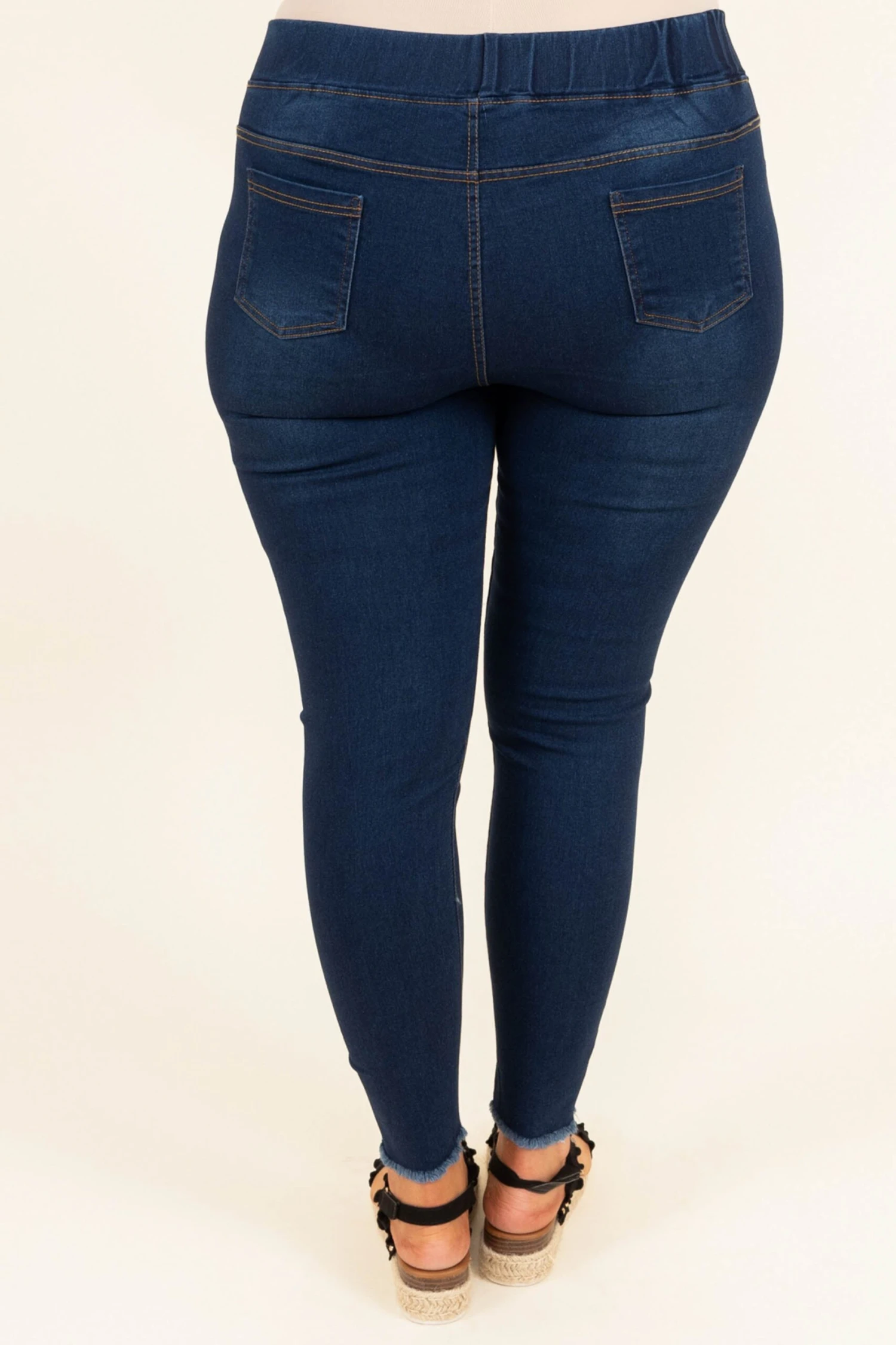 Choosing Myself Jeggings, Dark Wash 7 Choosing Myself Jeggings, Dark Wash - Image 5