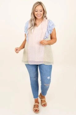 Choosing Myself Top, Peach -Chic Soul Store ChoosingMyselfTop Peach