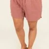 City Limits Shorts, Marsala 2 City Limits Shorts, Marsala -Chic Soul Store CityLimitsShorts Marsala