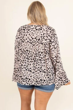 Classy But Sassy Top, Leopard -Chic Soul Store ClassyButSassyTop Leopard 9133