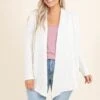 Classy Miss Cardigan, Ivory