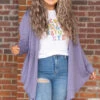 Classy Miss Cardigan, Lavender -Chic Soul Store ClassyMissCardigan Lavender 6403